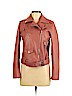 Zara 100% Polyurethane Pink Faux Leather Jacket Size M - photo 1