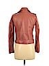Zara 100% Polyurethane Pink Faux Leather Jacket Size M - photo 2