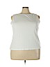 Talbots 100% Pima Cotton White Sleeveless T-Shirt Size 3X (petite) - photo 1