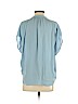 Vince. 100% Polyester Blue Short Sleeve Blouse Size XS - photo 2