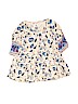 Old Navy 100% Rayon Print Ivory Dress Size 5 - photo 1