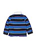 Gymboree 100% Cotton Stripes Blue Long Sleeve Polo Size 4T - photo 2