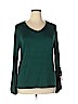 Assorted Brands Green Long Sleeve Top Size 1X - photo 1