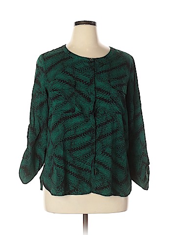 Anne Klein Long Sleeve Blouse (view 1)