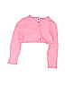 Janie and Jack 100% Cotton Solid Pink Cardigan Size 5 - photo 1