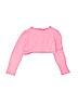Janie and Jack 100% Cotton Solid Pink Cardigan Size 5 - photo 2