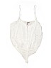 ASOS 100% Polyester White Bodysuit Size 14 - photo 1