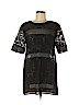 Rebecca Taylor 100% Silk Black Casual Dress Size 8 - photo 1