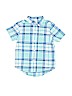 The Children's Place 100% Cotton Blue Short Sleeve Button-Down Shirt Size XS (kids) - photo 1