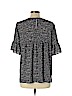 Ann Taylor LOFT 100% Polyester Black Short Sleeve Blouse Size L - photo 2