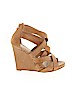 Pour La Victoire 100% Leather Tan Wedges Size 8 - photo 1