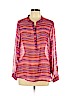 Liz Claiborne 100% Polyester Pink Long Sleeve Blouse Size L (petite) - photo 1