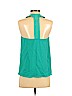 Alice + Olivia Green Sleeveless Silk Top Size XS - photo 2