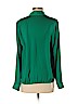 Banana Republic 100% Polyester Green Long Sleeve Blouse Size S - photo 2