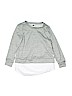 Adidas 100% Polyester Solid Gray Pullover Sweater Size L (youth) - photo 1