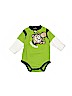 Okie Dokie 100% Cotton Green Long Sleeve Onesie Size 6 - photo 1