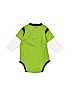 Okie Dokie 100% Cotton Green Long Sleeve Onesie Size 6 - photo 2