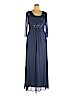 Alex Evenings 100% Polyester Blue Cocktail Dress Size 16 - photo 1