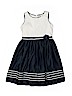 Little Miss 100% Polyester Stripes Blue Dress Size 6X - photo 1