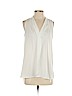 Vince Camuto 100% Polyester Ivory Sleeveless Blouse Size XS - photo 1