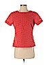 Trina Turk 100% Cotton Red Short Sleeve Blouse Size 4 - photo 1