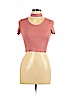 One Clothing Pink Short Sleeve Top Size M - photo 1