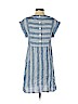 Caslon 100% Linen Blue Casual Dress Size XXS (petite) - photo 2