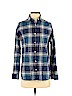 Old Navy 100% Cotton Blue Long Sleeve Button-Down Shirt Size S (petite) - photo 1