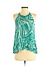 Banana Republic 100% Polyester Green Sleeveless Blouse Size S - photo 1