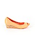 Cole Haan Nike 100% Leather Orange Wedges Size 7 1/2 - photo 1