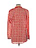 MICHAEL Michael Kors 100% Cotton Red Long Sleeve Top Size L - photo 2