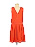 R/R Studio 100% Viscose Orange Casual Dress Size 6 - photo 2