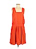R/R Studio 100% Viscose Orange Casual Dress Size 6 - photo 1