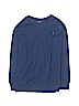Polo by Ralph Lauren 100% Cotton Solid Blue Long Sleeve T-Shirt Size 10 - 12 - photo 1