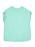Athleta Solid Teal Active T-Shirt Size 14 - photo 1