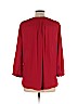 JM Collection 100% Polyester Red Long Sleeve Blouse Size L - photo 2