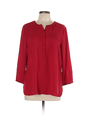 JM Collection Long Sleeve Blouse (view 1)