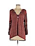 Lucky Brand Red 3/4 Sleeve Top Size M - photo 1