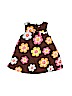 Gymboree 100% Cotton Floral Brown Dress Size 6-12 mo - photo 1