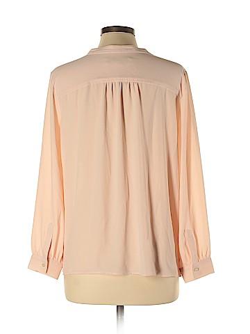 Ann Taylor LOFT Long Sleeve Button-Down Shirt (view 2)