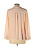 Ann Taylor LOFT 100% Polyester Pink Long Sleeve Button-Down Shirt Size L (petite) - photo 2
