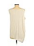 Eileen Fisher 100% Silk Ivory Sleeveless Silk Top Size L (petite) - photo 2