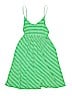 Ella Moss 100% Cotton Stripes Green Dress Size 12 - photo 1