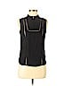 Veronica Beard 100% Silk Black Sleeveless Silk Top Size 2 - photo 1