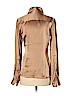 Dolce & Gabbana 100% Silk Tan Long Sleeve Silk Top Size EU (IT) 40 / US 4 - photo 2