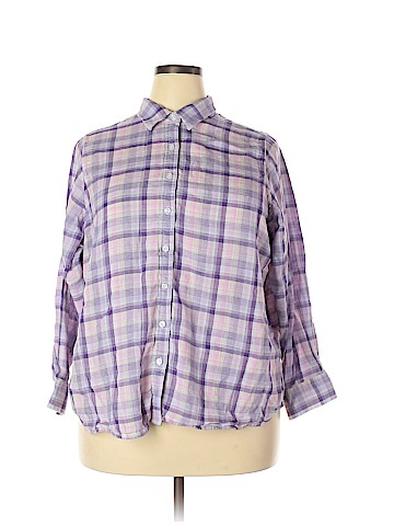 Lands' End Long Sleeve Button-Down Shirt (view 1)