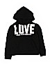 Forever 21 Black Pullover Hoodie Size 9 - 10 - photo 1