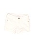 Justice White Denim Shorts Size 5 - photo 1