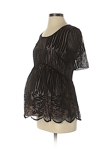 Motherhood Short Sleeve Blouse (view 1)