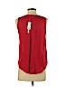 Banana Republic 100% Polyester Red Sleeveless Blouse Size S (petite) - photo 2